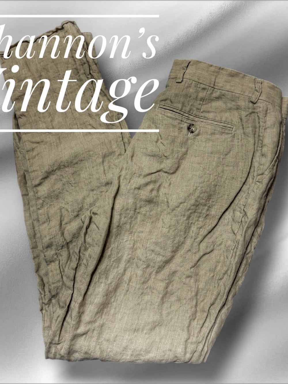 Taylor Stitch Men’s sz 34 The Sheffield Linen Trouser Pants A50